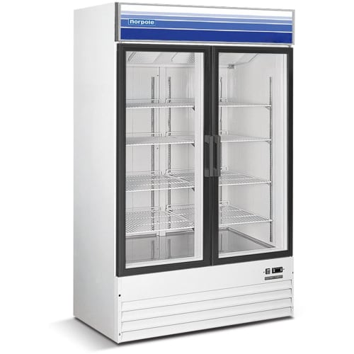 Refrigerador Expositor de Dos Puertas Norpole 45 Pies Cúbicos